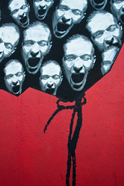alaycı yüzler graffitti