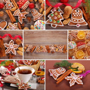 Zencefilli kurabiye ile Noel kolaj