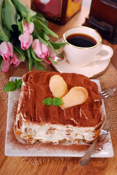 Tiramisu cake — Stock Photo, Image