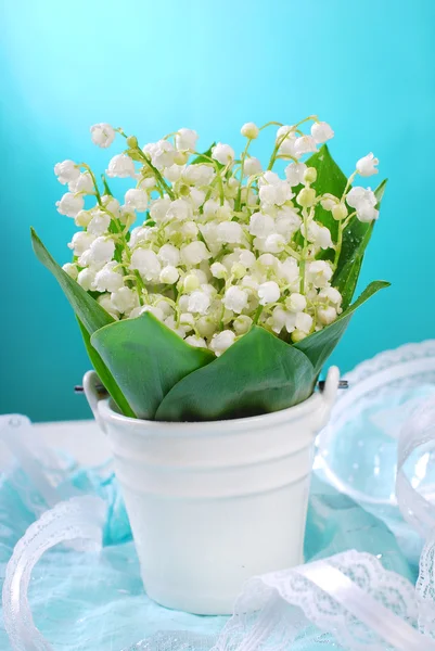 bunch of fresh lily of the valley