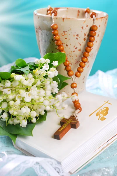 The first holy communion still life — Stock Photo, Image