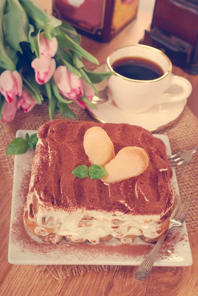 Tiramisu cake — Stock Photo, Image