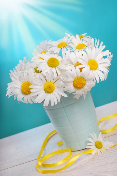 Bunch of camomile flowers — Stock Photo, Image