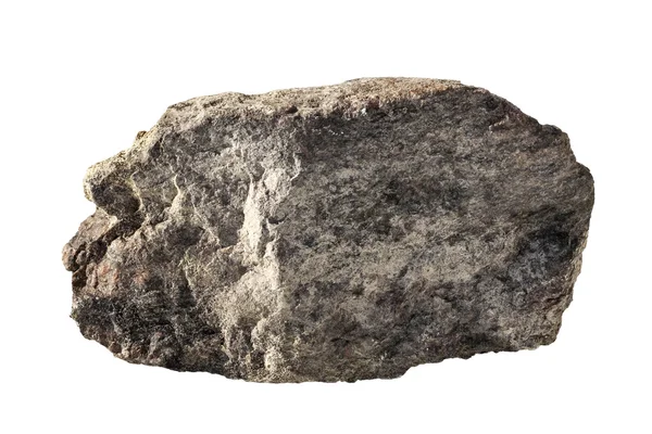 Taş granit, üzerinde beyaz izole — Stok fotoğraf