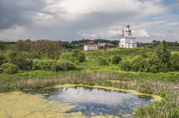 Suzdal, widok na kościół St elias — Zdjęcie stockowe