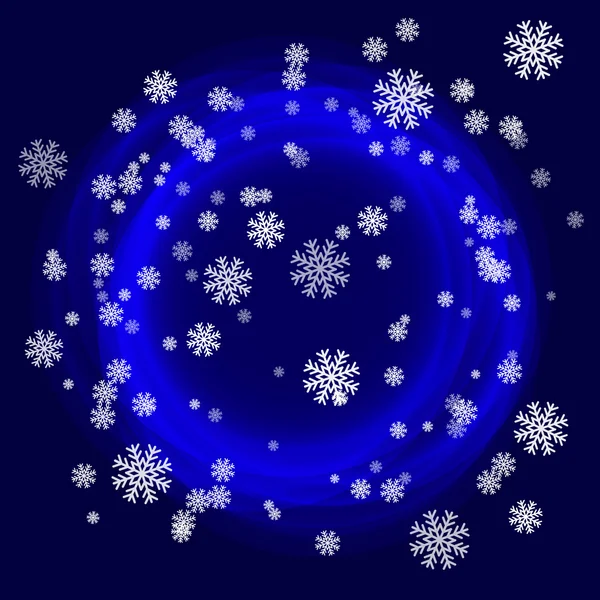 Sneeuwvlokken abstract vector achtergrond eps10 — Stockvector
