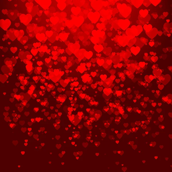 Abstract vector background with hearts — Stock Vector