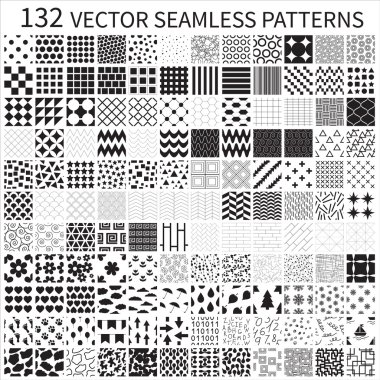 Seamless patterns clipart