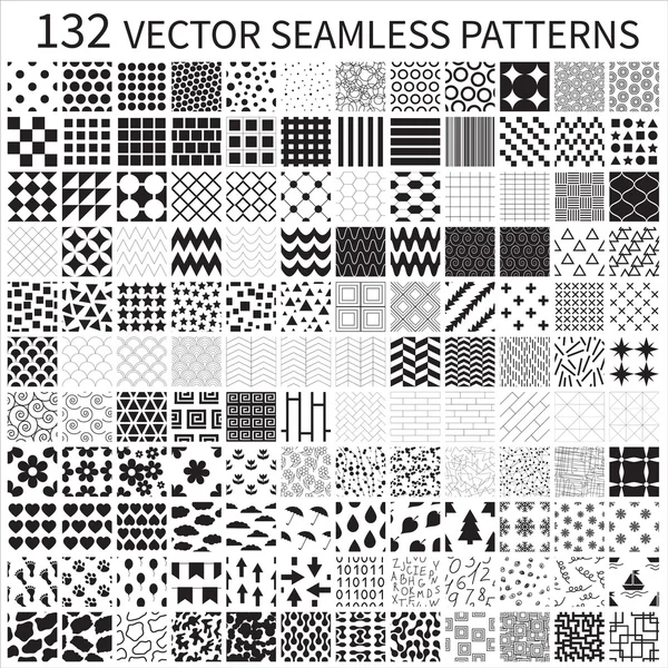 Seamless patterns — Stock Vector