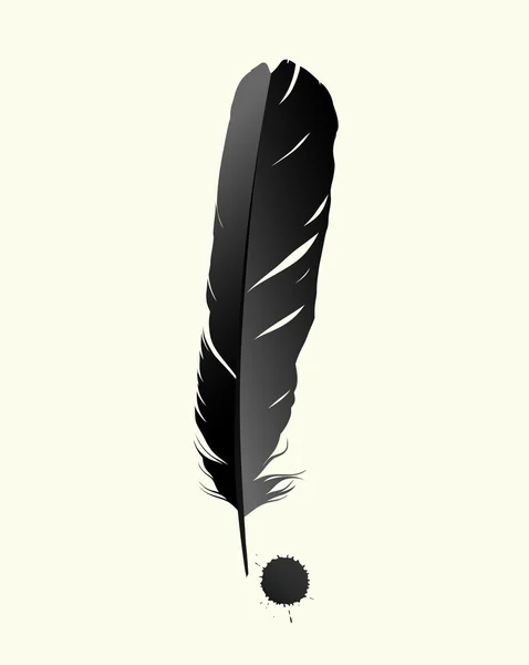 Pluma — Vector de stock