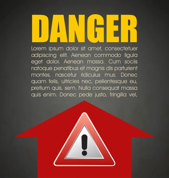 Danger — Stock Vector