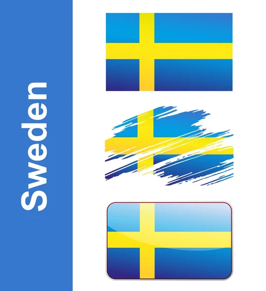 Bandera Sweden — Archivo Imágenes Vectoriales