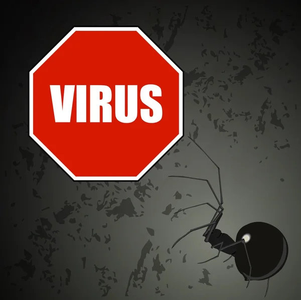 Stop virus — Stock Vector