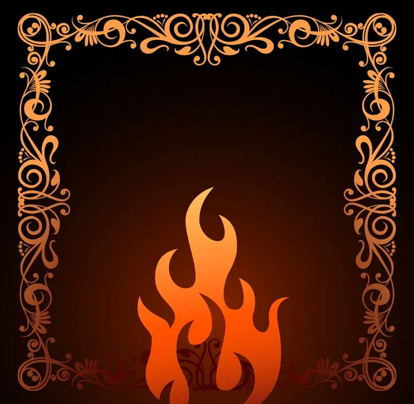 Flame — Stock Vector