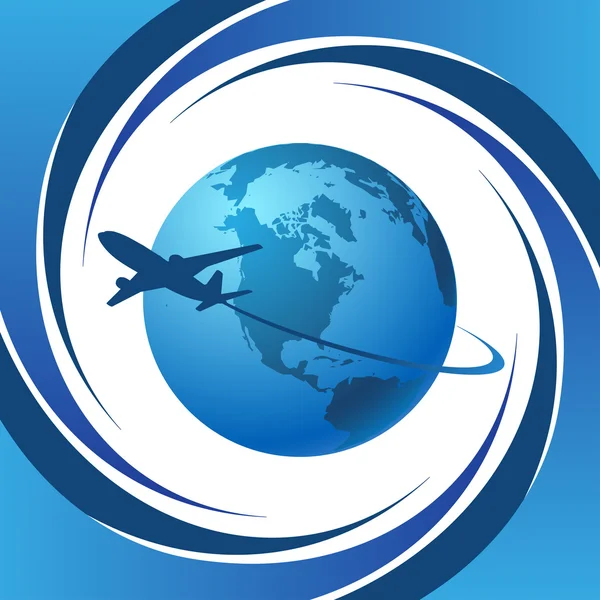 Samolot symbol wektor — Wektor stockowy
