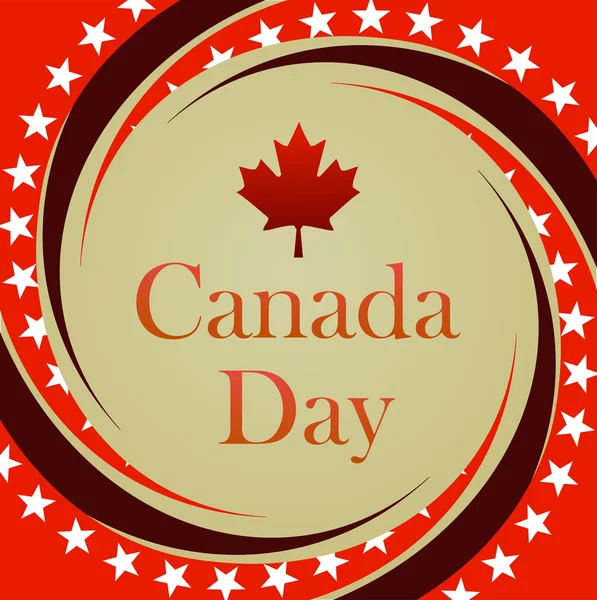 Hintergrund zum Kanada-Tag — Stockvektor