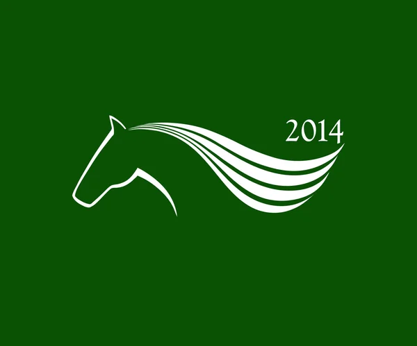 Horse symbol vector. — Stock Vector