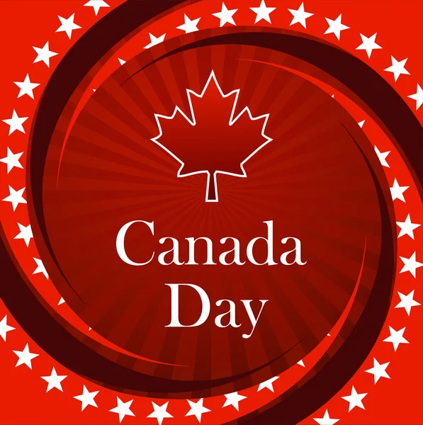 Canada Day vector background — Stock Vector