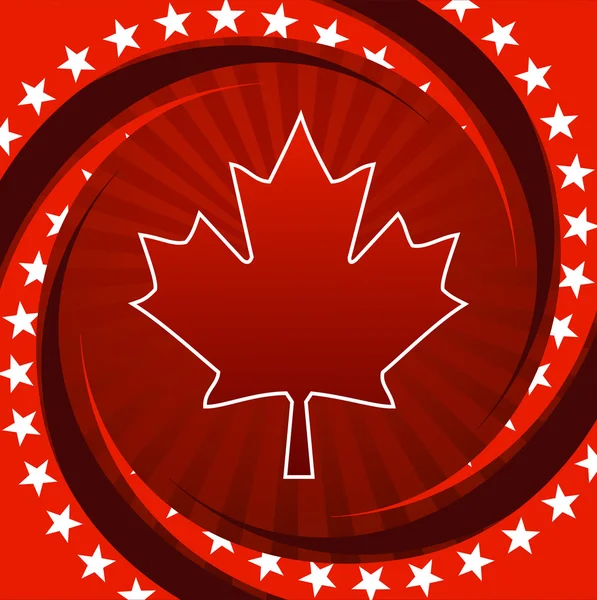 Canada Day vector background — Stock Vector