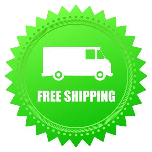 Illustration of icons free shipping — Stock Vector