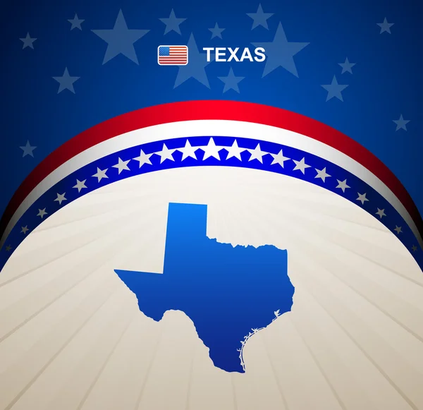 Texas carte vectoriel fond — Image vectorielle