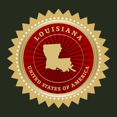 louisiana, harita yıldız etiketi