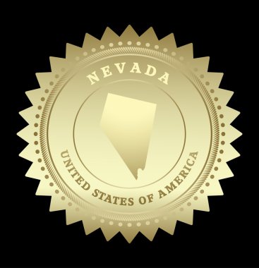 wisconsin Haritası ile altın yıldız etiketi