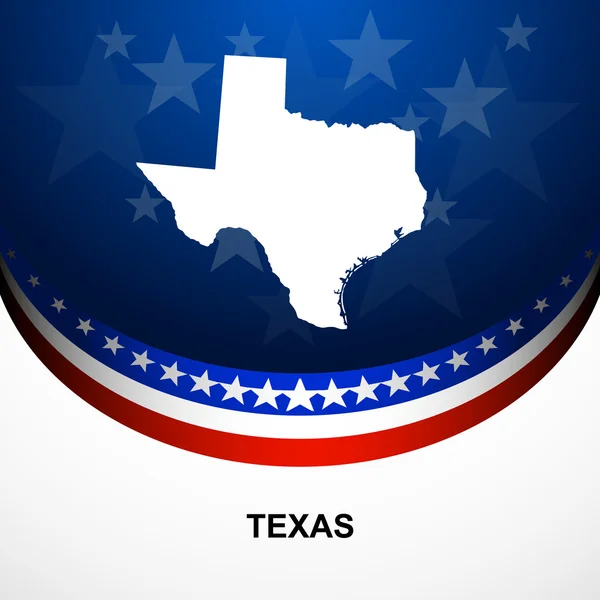 Texas carte vectoriel fond — Image vectorielle