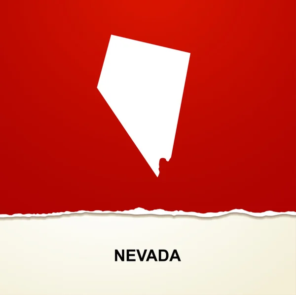 Nevada mapa vector fondo — Archivo Imágenes Vectoriales