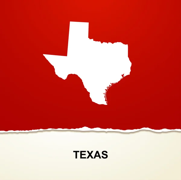 Texas kaart vector achtergrond — Stockvector