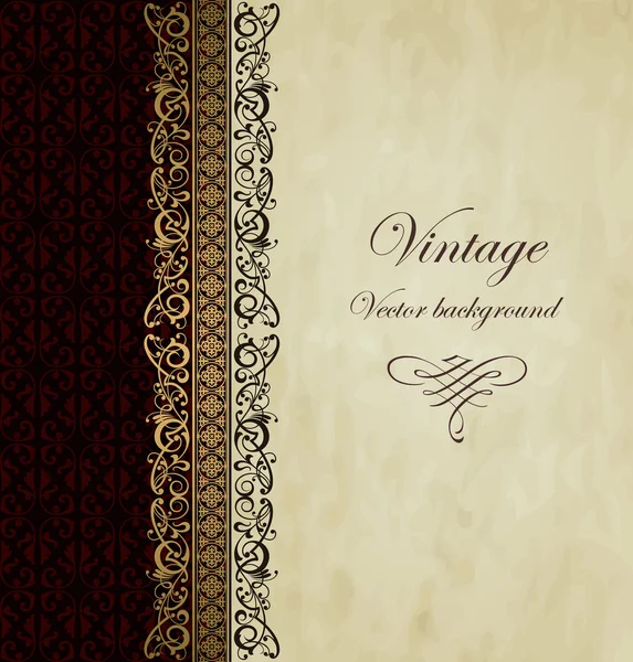 Vintage vector background — Stock Vector