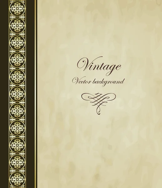 Fundo vetor vintage — Vetor de Stock