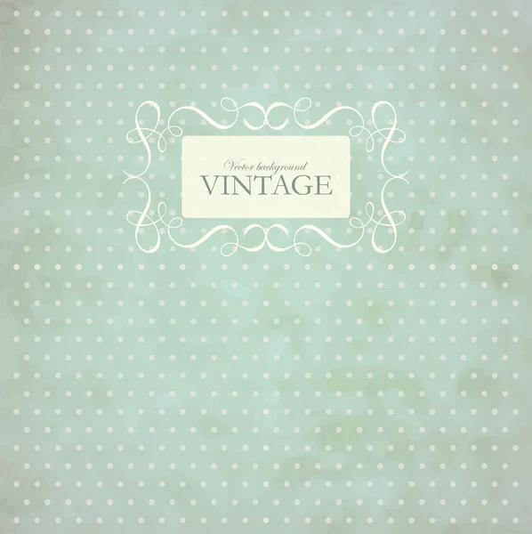 Blue Vintage vector background — Stock Vector