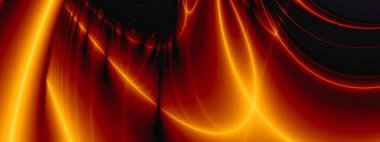 Fraktal arkaplan fütüristik tasarım çizimi