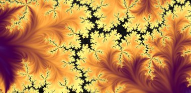 Soyut çiçek arkaplan fraktal çizimi