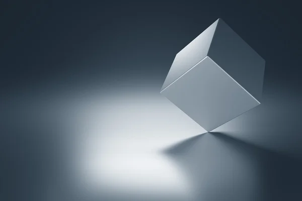 Metal Cube — Stock Photo, Image