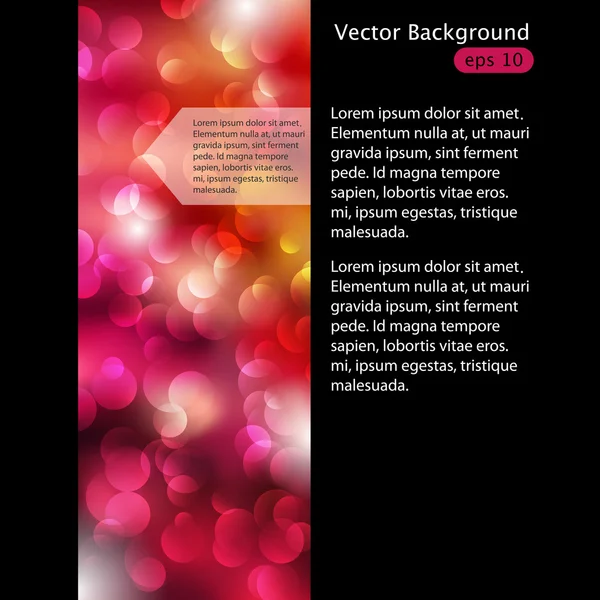 Banner abstracto — Vector de stock