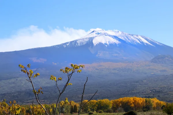 Vista sobre el Etna — Foto de Stock