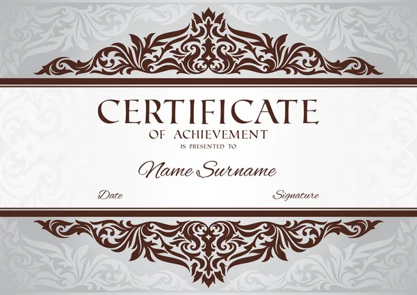 Certificat de réussite — Image vectorielle