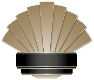 Art deco stil rozeti