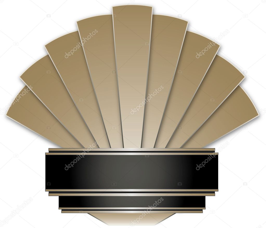 Art Deco Stye Badge
