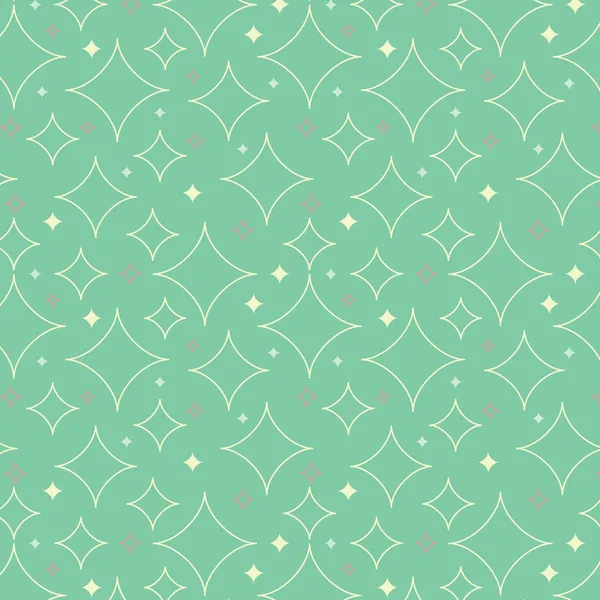 Années 1950 Stars Pattern Contexte — Image vectorielle