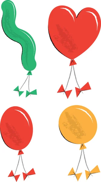 Coleção de balões Ilustrações infantis — Vetor de Stock