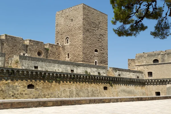 Castello di bari. Apuliaカステッロ ・ ディ ・ ブーファラ。プーリア. —  Fotos de Stock