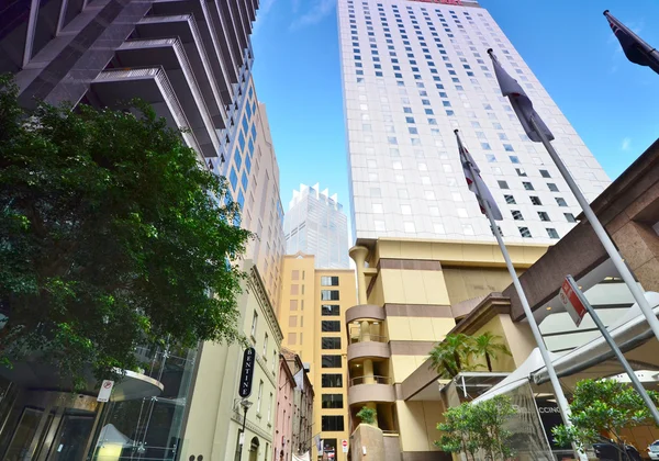 Les rues du quartier central des affaires de Sydney. Australi — Photo