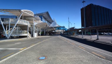 Oakland International airport. Yeni Zelanda.