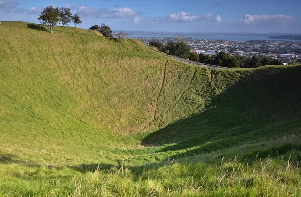 Mount eden mount. Oakland. Nieuw-Zeeland. — Stockfoto