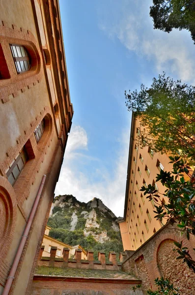 Benediktinský klášter Montserrat (monasterio de montserrat). Royalty Free Stock Obrázky