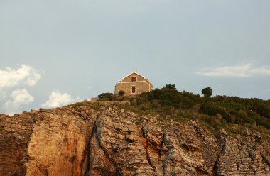 budva şehrine Dağı'nda fener.