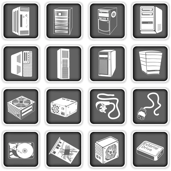 Iconos de ordenador 5 — Archivo Imágenes Vectoriales